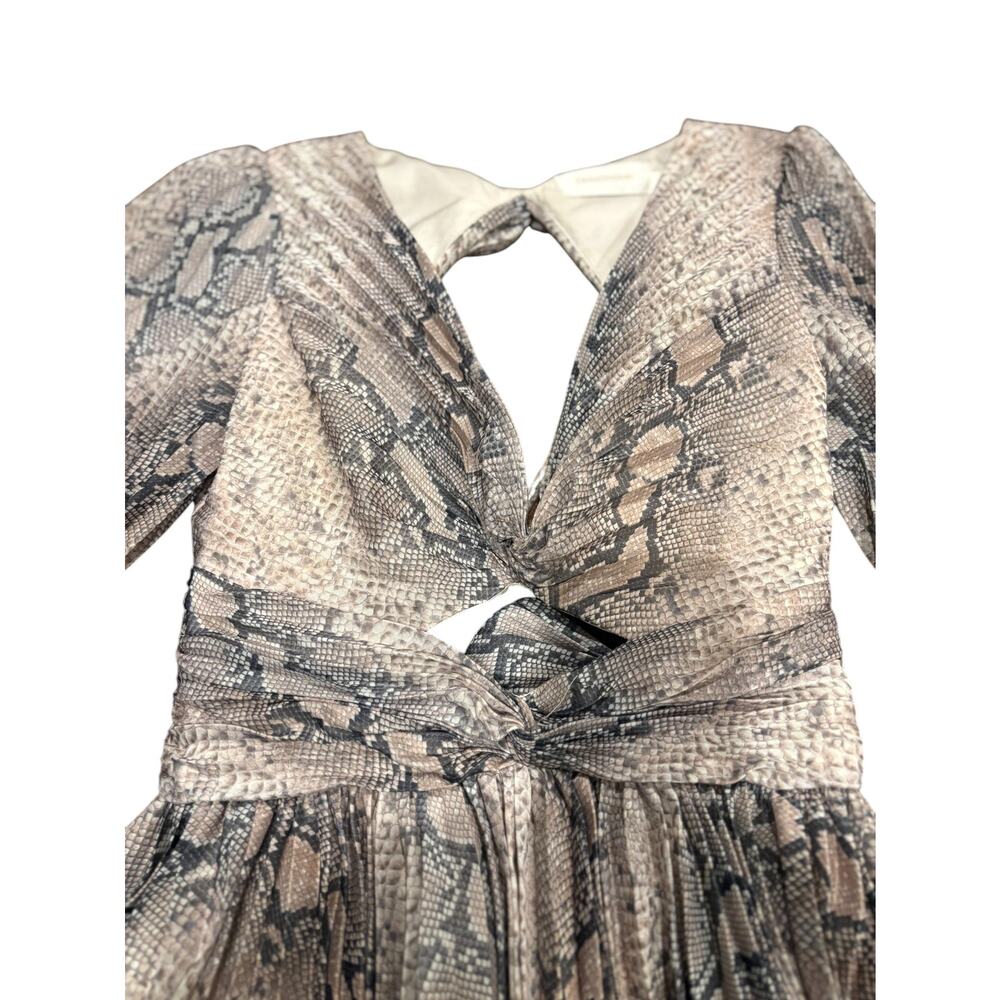 Zimmermann Altered Corsage Python Print Cut Out P… - image 7
